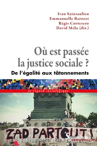 Où est passée la justice sociale ?_cover