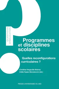 Programmes et disciplines scolaires_cover