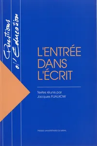 L'entrée dans l'écrit_cover