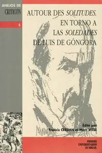 Autour des Solitudes. En torno a las Soledades de Luis de Góngora_cover