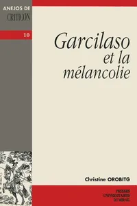 Garcilaso et la mélancolie_cover