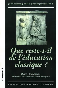 Que reste-t-il de l'éducation classique ?_cover