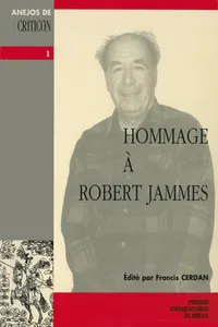 Hommage à Robert Jammes_cover