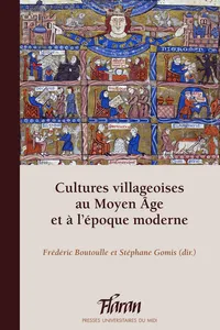 Cultures villageoises au Moyen Âge et à l'époque moderne_cover