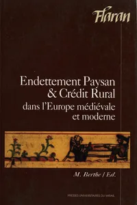 Endettement paysan et crédit rural_cover