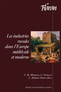 Les industries rurales dans l'Europe médiévale et moderne_cover