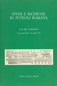 Studi e ricerche su Puteoli romana_cover