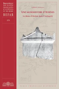 Une microhistoire d'Athènes_cover