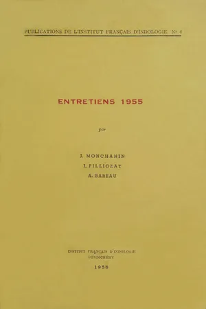 Entretiens 1955