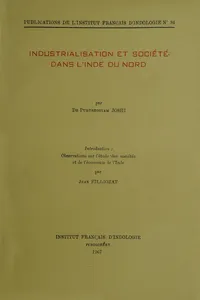 Industrialisation et société dans l'Inde du Nord_cover