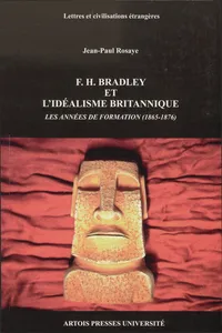 F. H. Bradley et l'idéalisme britannique_cover