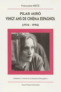 Pilar Miró, vingt ans de cinéma espagnol_cover