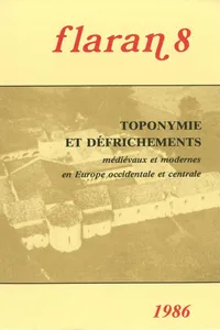 Toponymie et défrichements_cover