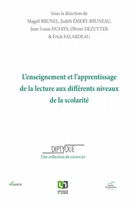 L'enseignement et l'apprentissage de la lecture aux différents niveaux de la scolarité_cover