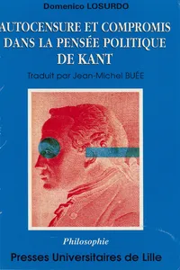 Autocensure et compromis dans la pensée politique de Kant_cover