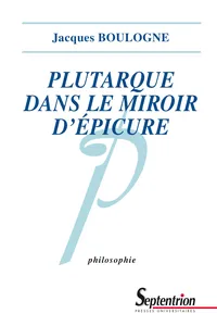 Plutarque dans le miroir d'Épicure_cover