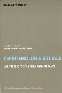 L'épistémologie sociale_cover