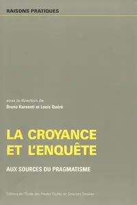 La croyance et l’enquête_cover