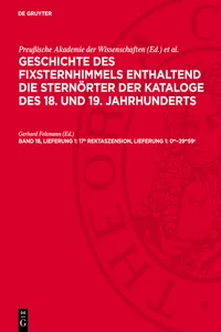 17h Rektaszension, Lieferung 1: 0m–29m59s_cover