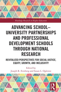 Advancing School-University Partnerships and Professional Development Schools through National Research_cover