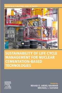 Sustainability of Life Cycle Management for Nuclear Cementation-Based Technologies_cover