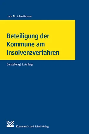 Beteiligung der Kommune am Insolvenzverfahren