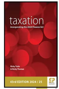 Taxation - incorporating the 2024 Finance Act_cover