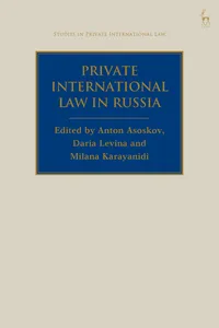 Private International Law in Russia_cover