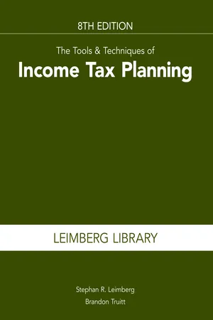 The Tools & Techniques of Income Tax Planning, 8th Edition