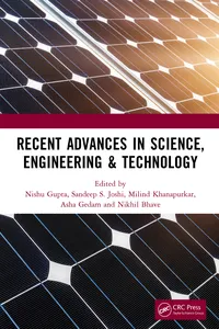 Recent Advances in Science, Engineering & Technology_cover