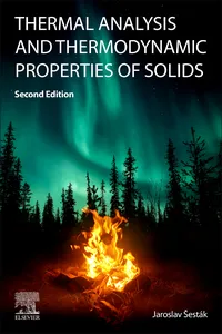 Thermal Analysis and Thermodynamic Properties of Solids_cover