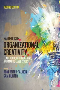 Handbook of Organizational Creativity_cover