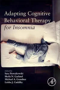 Adapting Cognitive Behavioral Therapy for Insomnia_cover