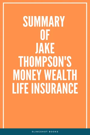 Summary of Jake Thompson's Money Wealth Life Insurance