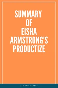 Summary of Eisha Armstrong's Productize_cover