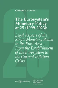 The Eurosystem’s Monetary Policy at 25_cover