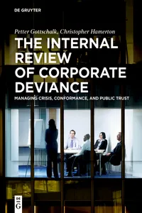 The Internal Review of Corporate Deviance_cover