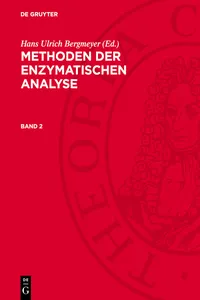 Methoden der enzymatischen Analyse, Band 2_cover