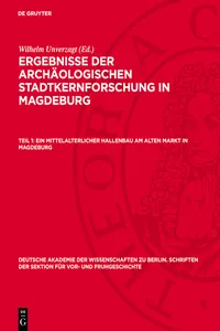 Ein mittelalterlicher Hallenbau am Alten Markt in Magdeburg_cover