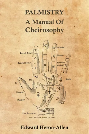 Palmistry - A Manual of Cheirosophy