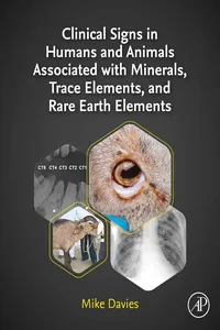 Clinical Signs in Humans and Animals Associated with Minerals, Trace Elements and Rare Earth Elements_cover
