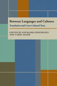 Between Languages and Cultures_cover