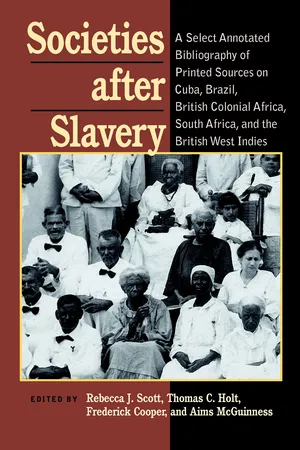 Societies After Slavery