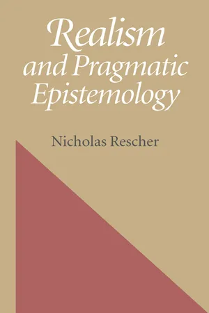 Realism And Pragmatic Epistemology