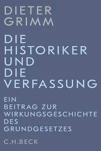 Die Historiker und die Verfassung_cover