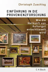 Einführung in die Provenienzforschung_cover