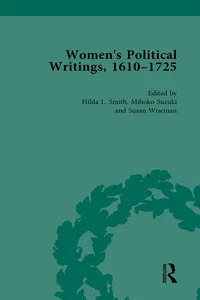 Women's Political Writings, 1610-1725 Vol 4_cover