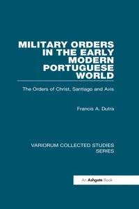 Military Orders in the Early Modern Portuguese World_cover