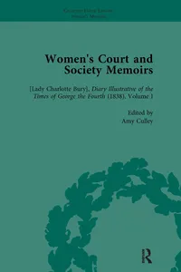 Women's Court and Society Memoirs, Part I Vol 1_cover