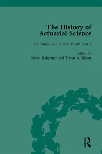 The History of Actuarial Science Vol II_cover